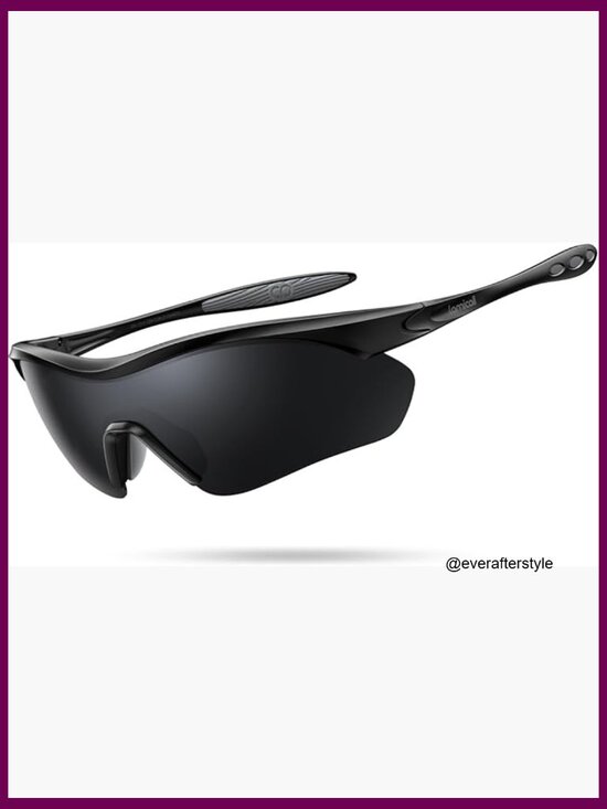 Polarized Sports Sunglasses UV400 Protection Running Cycling Fishing